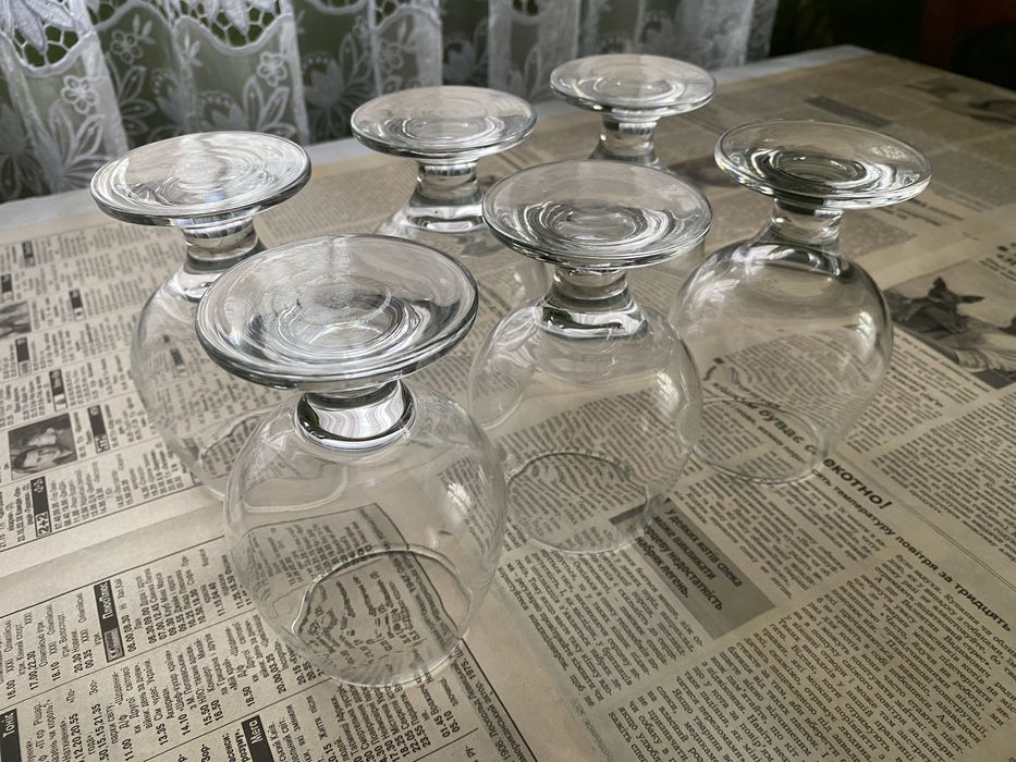 Набір келихів рюмок для коньяку (бренді) Rose