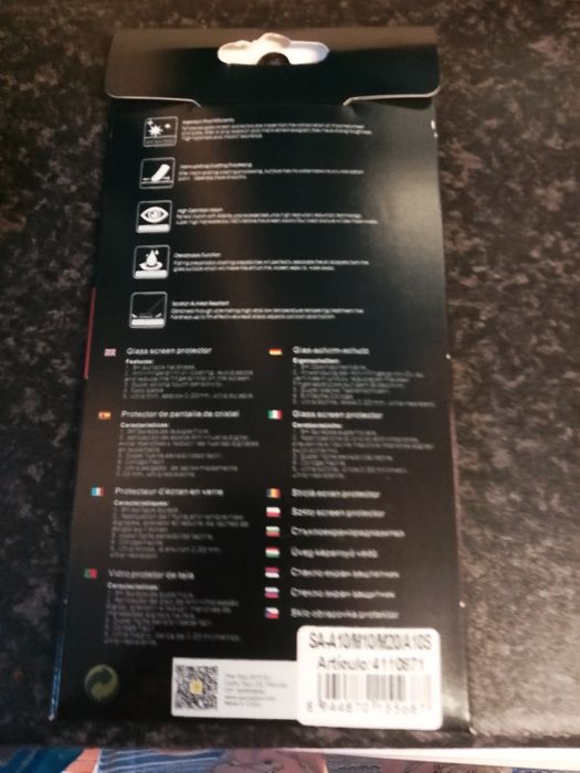 Vidro temperado para Samsung Galaxy A10