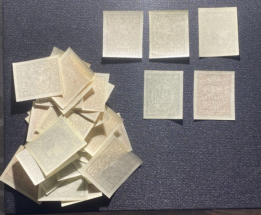 СТАН ІДЕАЛ! Перші поштові марки України УНР 1918-1921 рр. Оригінали!