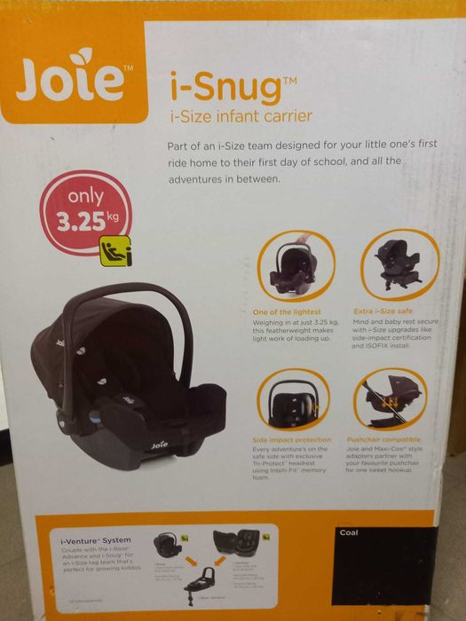 Fotelik samochodowy Joie i-snug z bazą izofix 0-13 kg