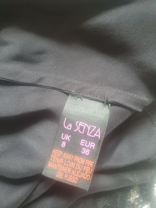 Szlafrok i Body z jedwabiu La Senza S,XS.