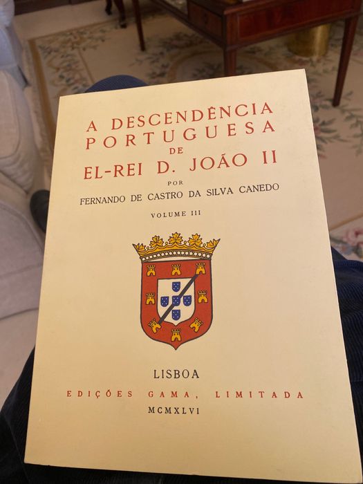 MUITO RARO A Descendência portuguesa de El Rei D. Joao II - esgotado no mercado