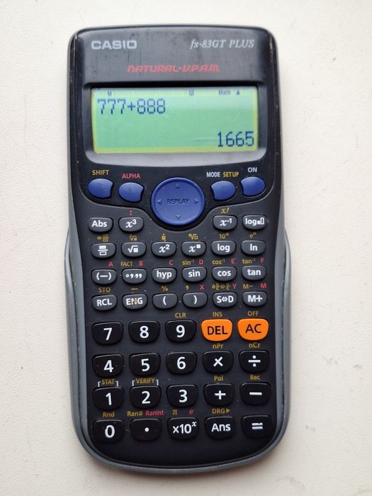 Калькулятор Инженерный  Casio fx 83 gt plus