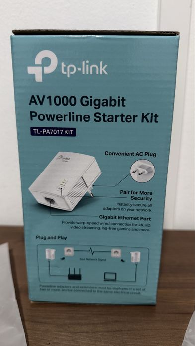 Powerline Tp-Link AV1000 Internet na casa toda