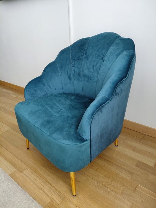 Conjunto poltrona e banqueta