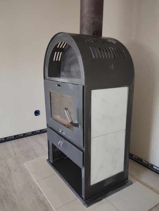 Камин фен на дровах