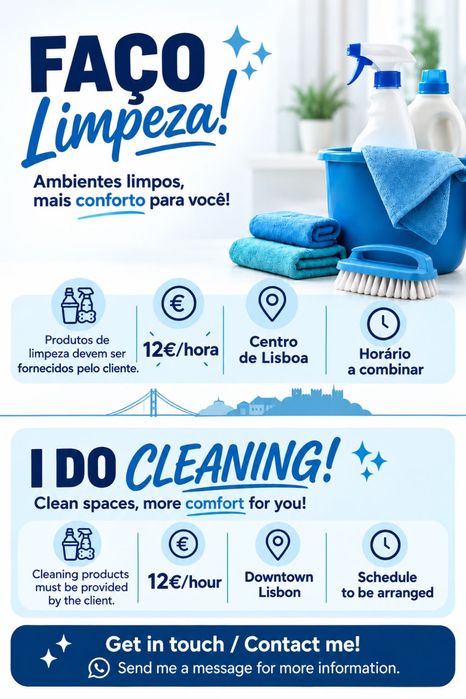 Serviço de Limpeza - Centro de Lisboa