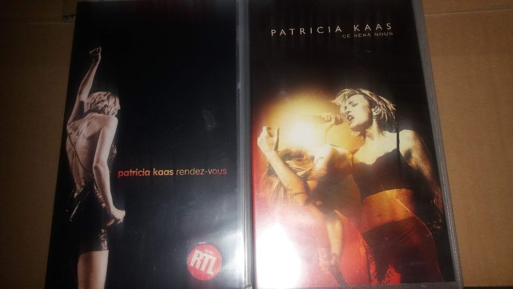 2 Cassetes VHS: Concerto Patricia Kaas