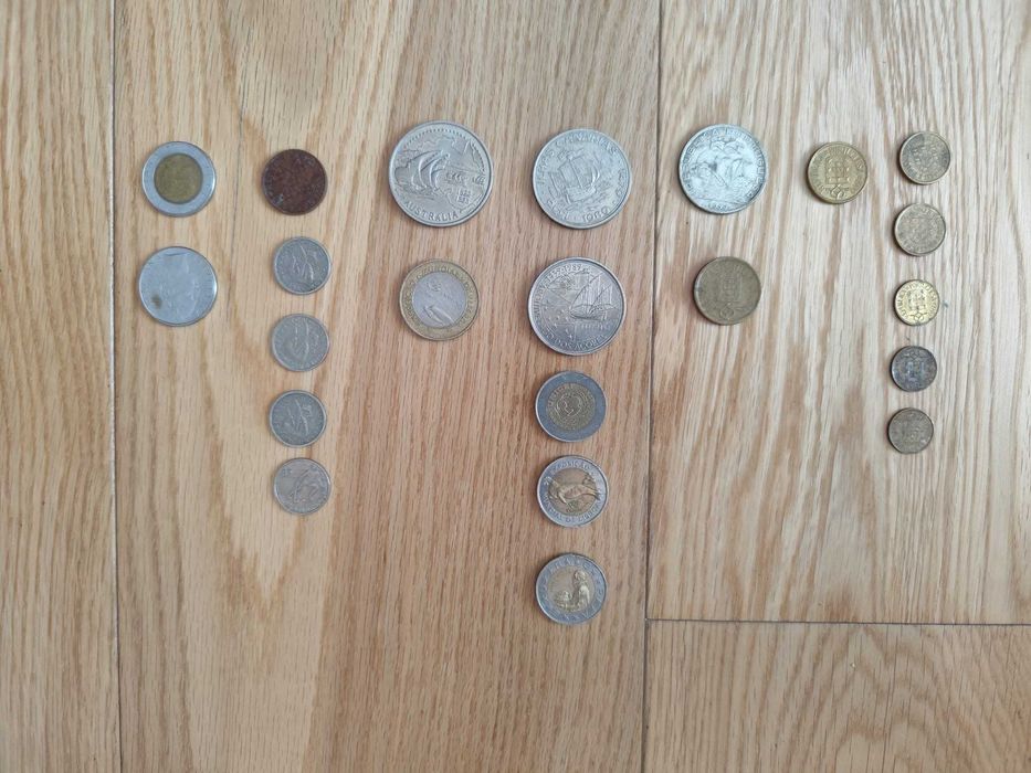 Ancient coin collection – escudo + foreign coins (22 coins)64552460071041121