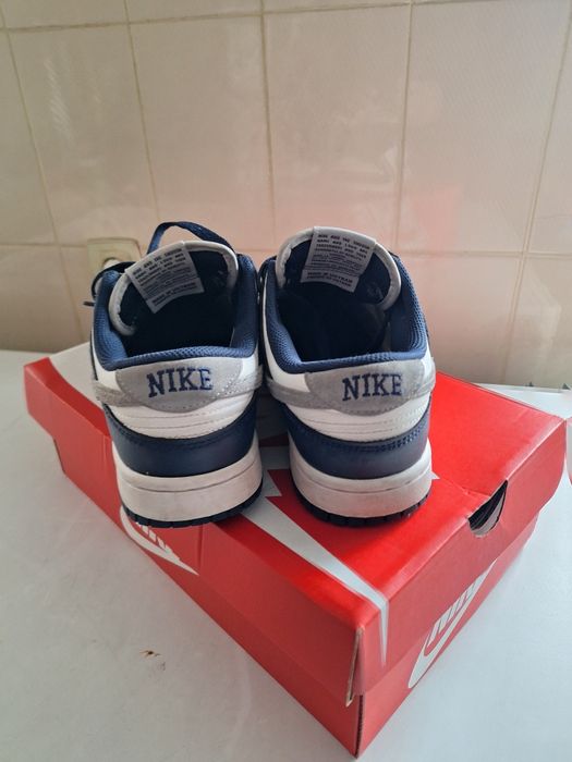 Sapatilhas Nike Dunk Low - Midnight Navy/LT Smoke Grey - 40
