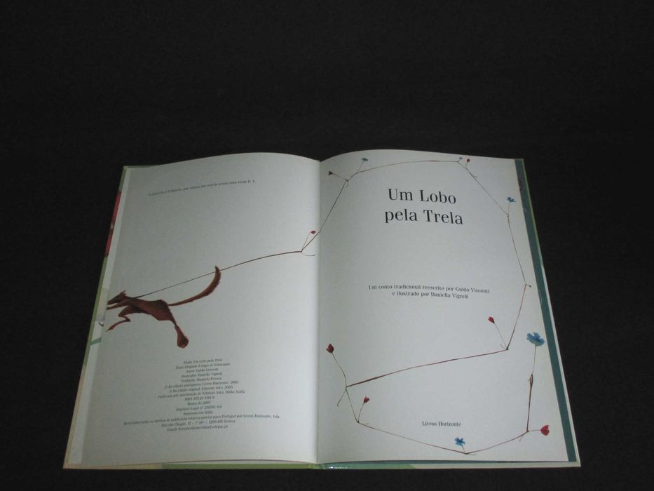 Livro Um Lobo pela Trela G. Visconti D. Vignoli
