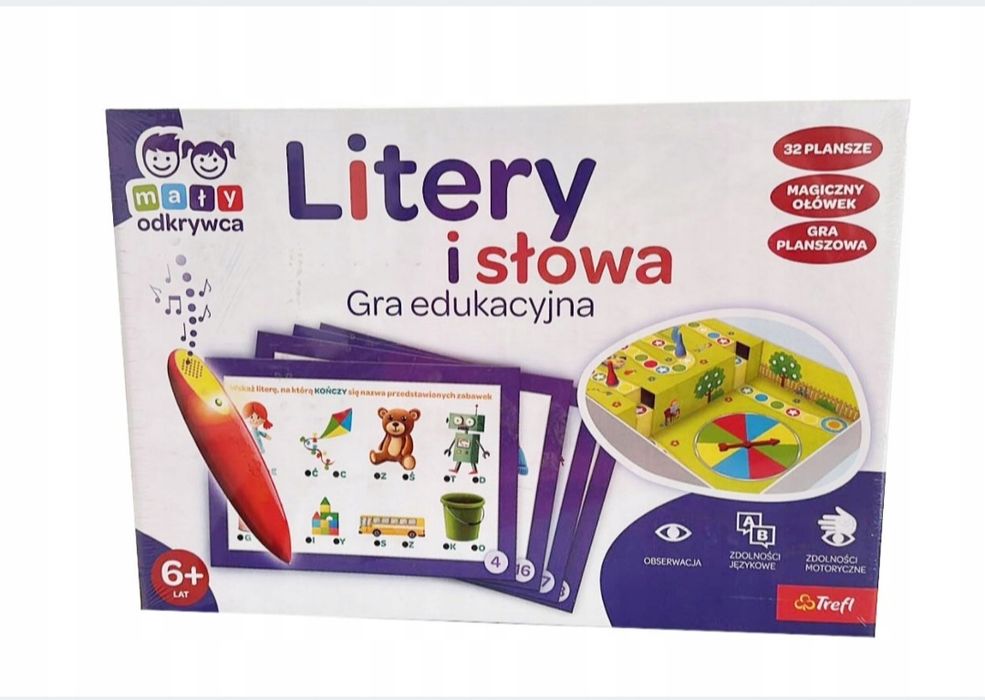 Gra edukacyjna Litery i słowa