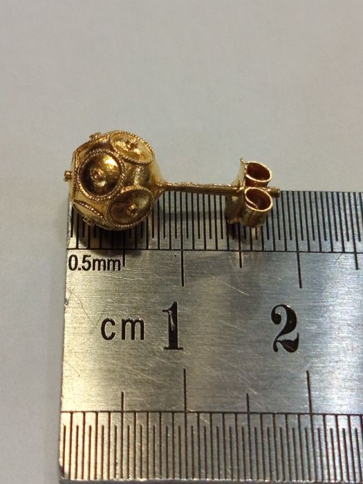 Brincos Contas Minhotas Ouro 19,2 Kts