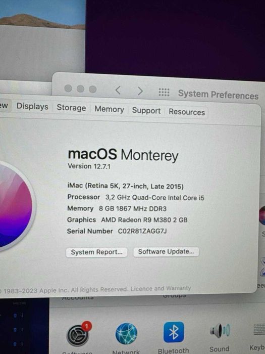 Моноблок iMac 27, 5k, 16GB RAM, i5