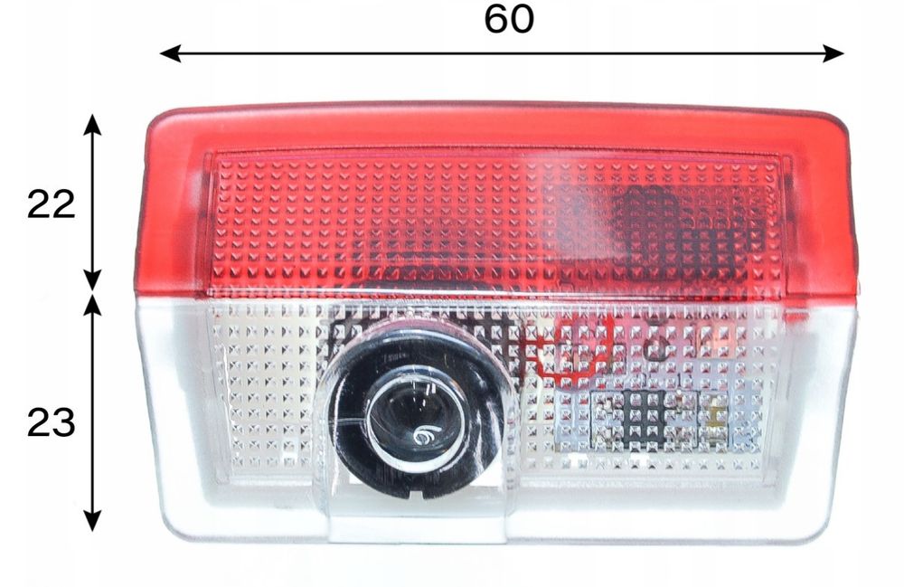 Підсвічування дверей у вигляді логотипу Mercedes-Benz, LED підсвітка