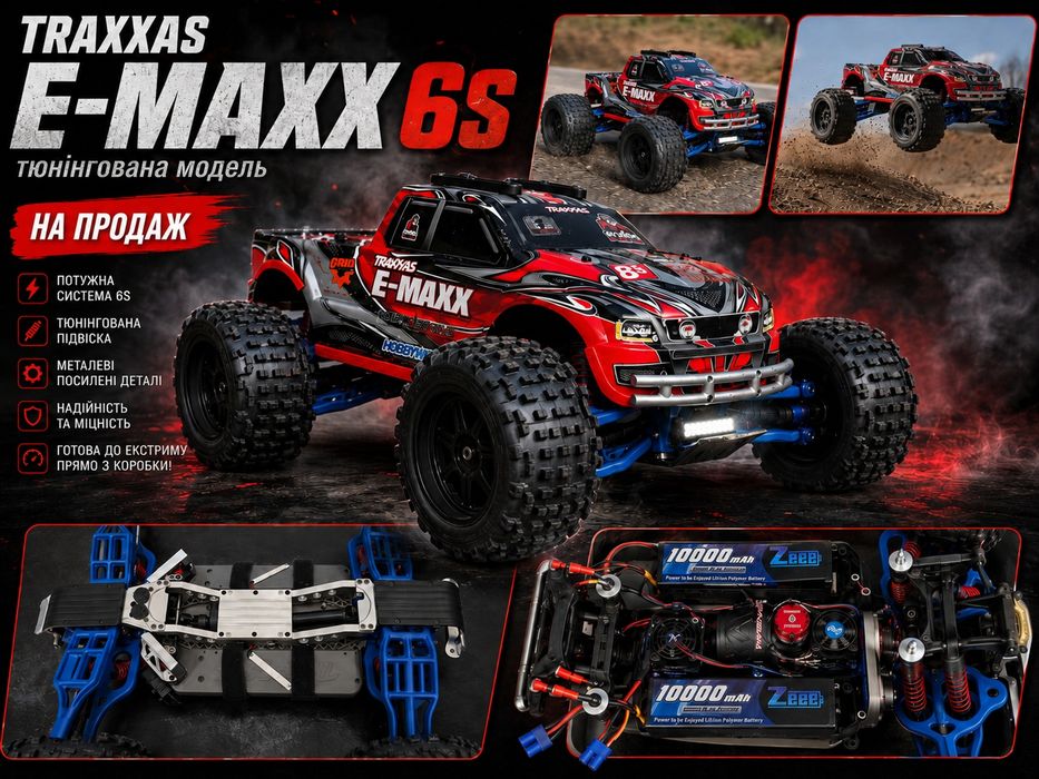Traxxes 1:8 v3 2026 RPM 3-6S заміна Notorious Outcast Kraton X-MAXX