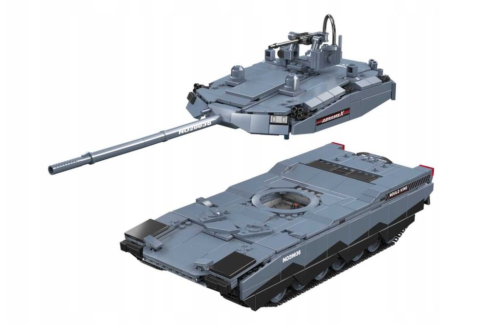 Klocki zdalnie sterowany Czołg RC Abrams Mould King