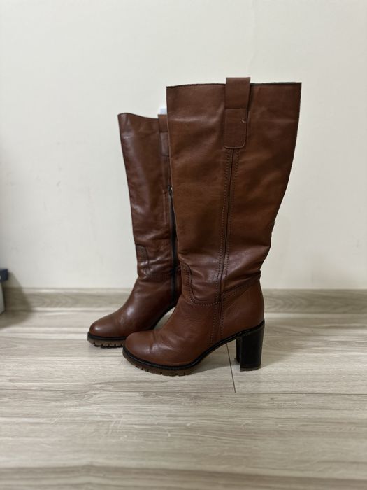 Сапожки шкіряні жіночі