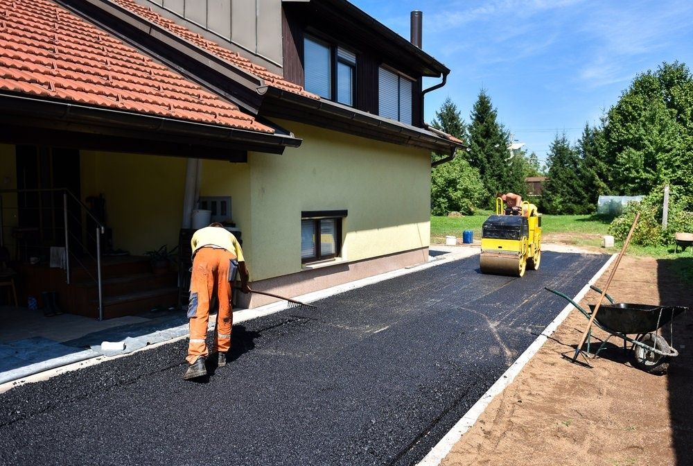 Укладка асфальта. Асфальтування доріг. АсфальтированиЕ
