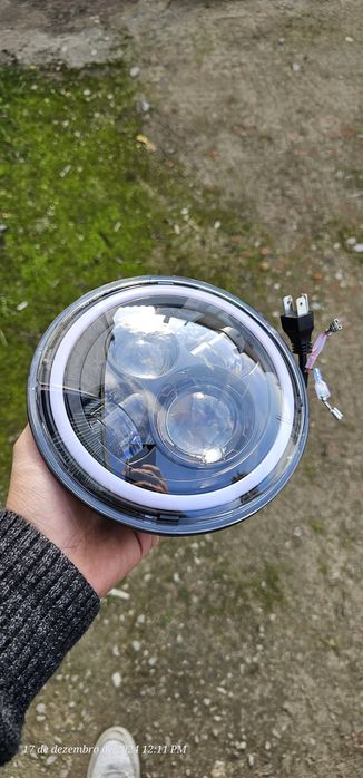 Par de Farois led patrol y60 com angel eye