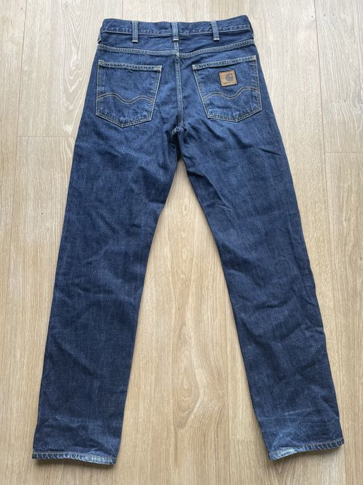 Granatowe jeansy Carhartt 28/32