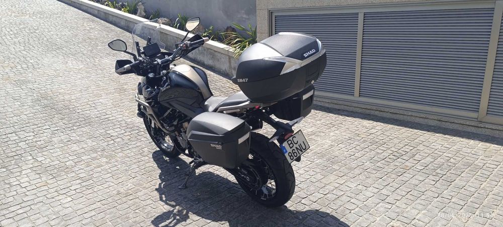 Mota Zontes 350 TX - kit malas faróis de nevoeiro 5565 KM com garantia