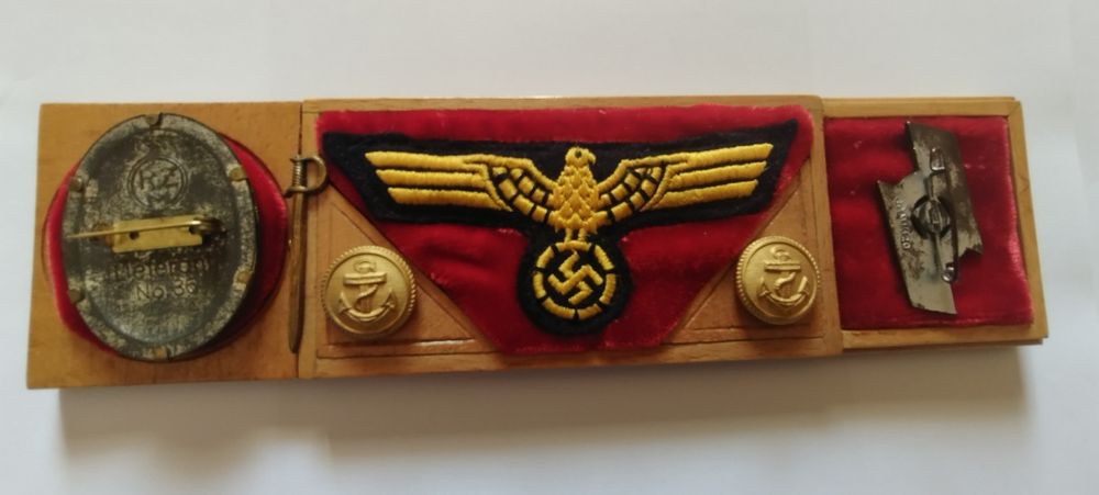 Militaria III Reich Kriesgmarine Segunda Guerra Mundial