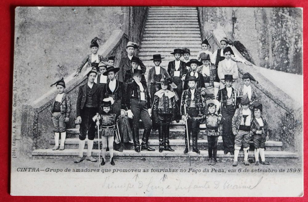 Sintra Príncipe D Luís Filipe Infante D Manuel meninos Corte (Reserva TC)