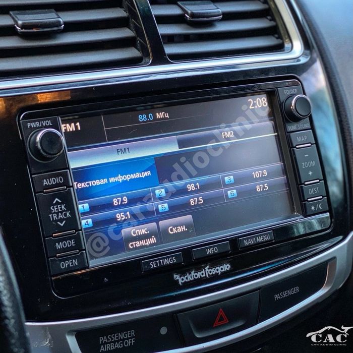 Mitsubishi Outlander 3 та 4 Українізація магнітоли Навігація Прошивка