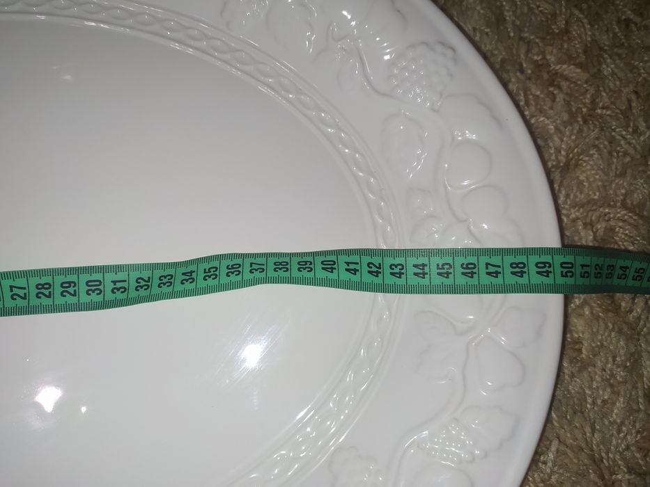 Блюдо сервірувальне біле Lefard,фарфор