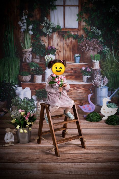 Tło wiosenne wielkanocne 250x500