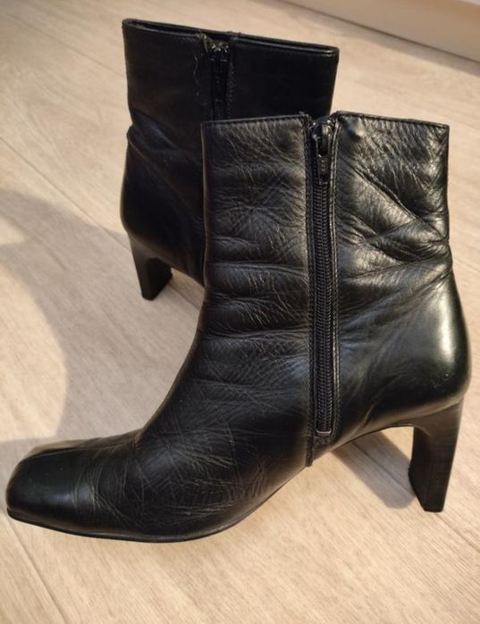 Женские кожаные ботинки 26 см