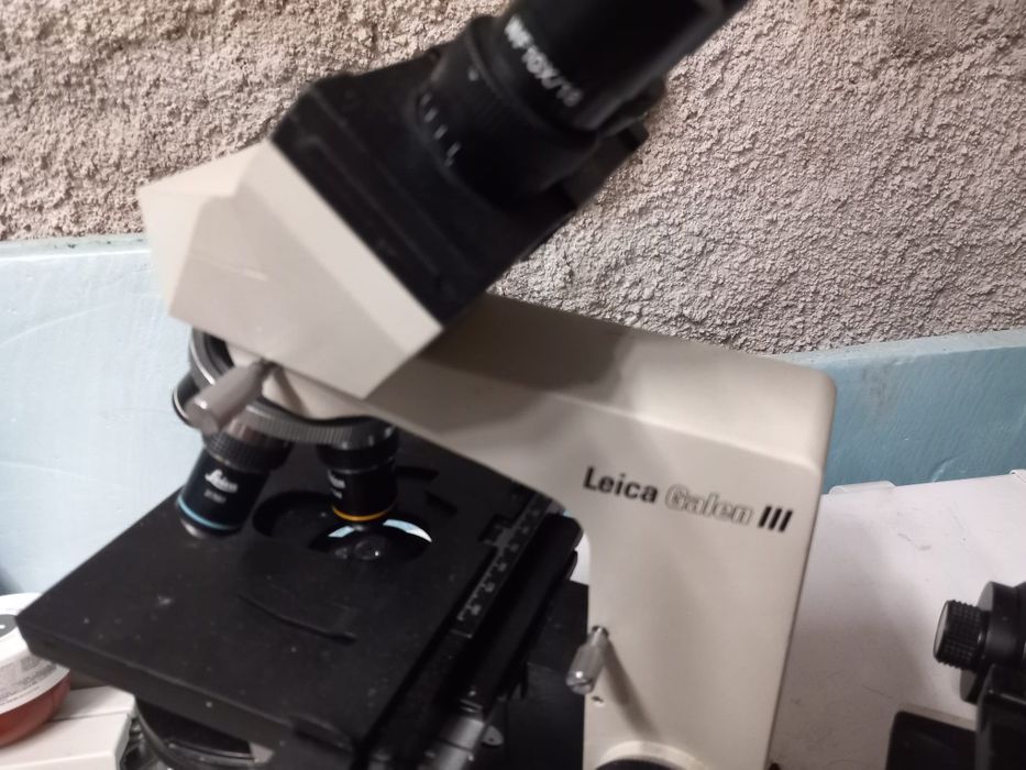 Microscópios Leica Galen III - Para Coleção, Peças ou Reparação