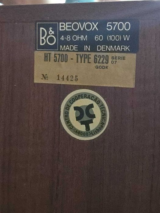 Colunas Vintage Bang & Olufsen (B&O)