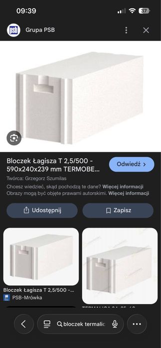 Bloczki Termalica 590x240x239 U