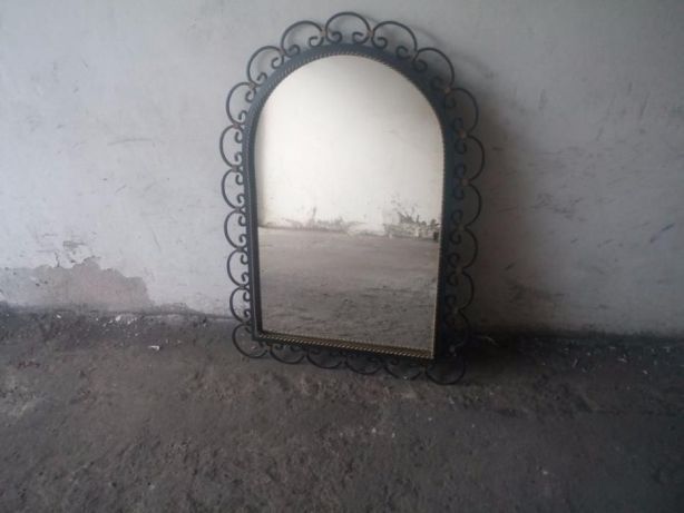 lustro ANTYK z podwieszaną konsolą marmurową Unikat!