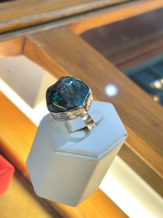 Srebrny pierścionek z Naturalnym Rubinem