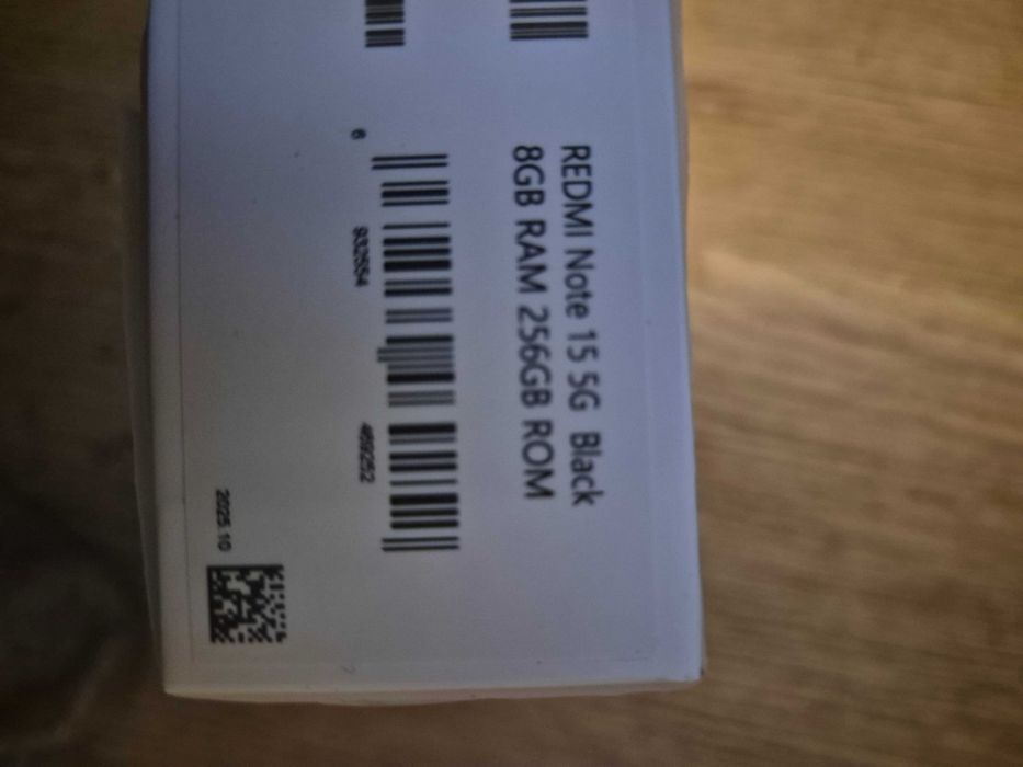 Xaomi Redmi Note 15 5G BLACK 8/256BG