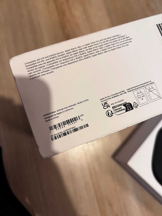 Słuchawki bezprzewodowe Apple AirPods Max Bluetooth USB-C midnight