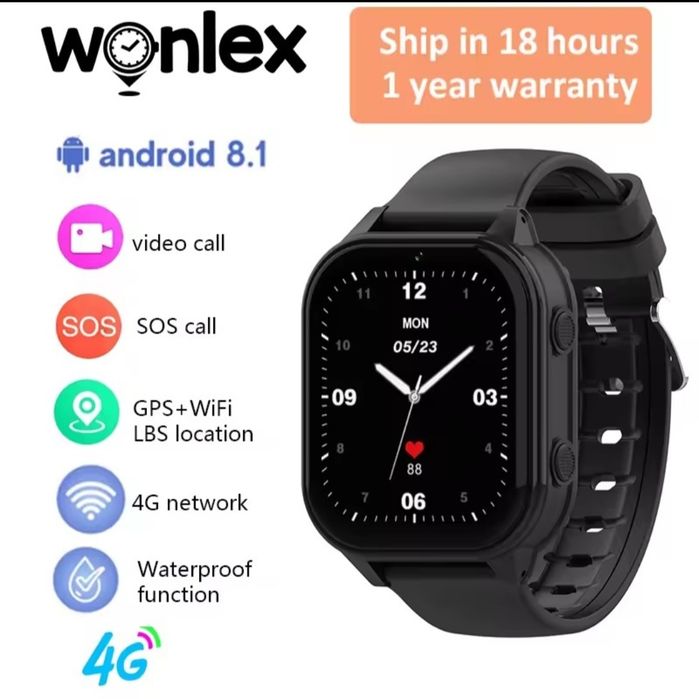 смарт годинник для дітей Wonlex 4G KT19 PRO GPS