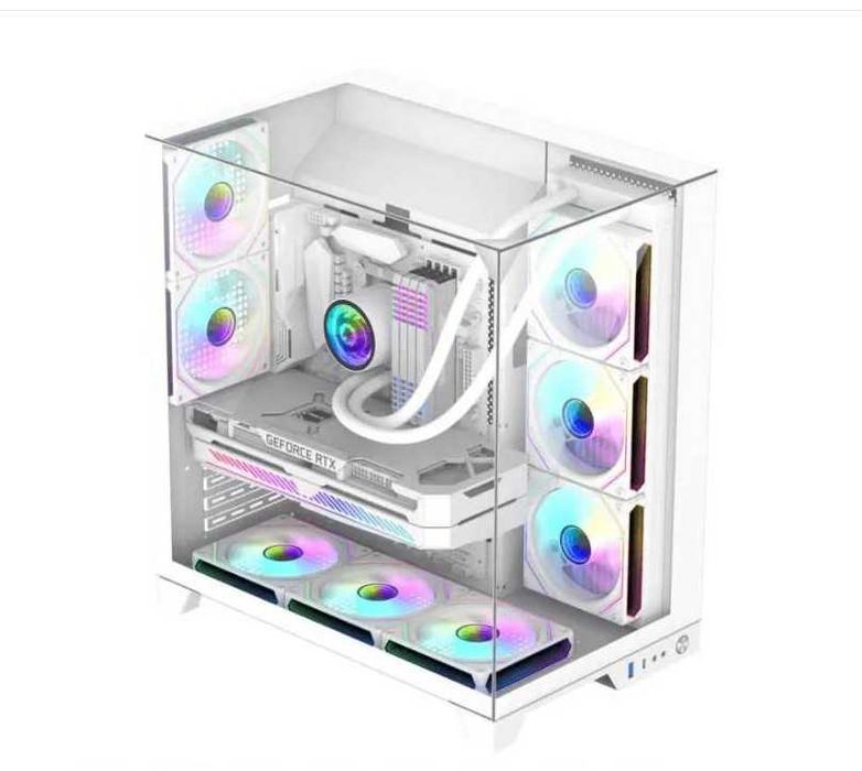 Корпус GameMax Infinity Plus WH НОВИЙ НА ГАРАНТІЇ + Чек + Кулери 3шт