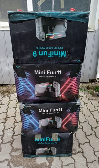Ігрові міні ПК Комп'ютери з Німеччини Geekom Mini Fun 9 та 11