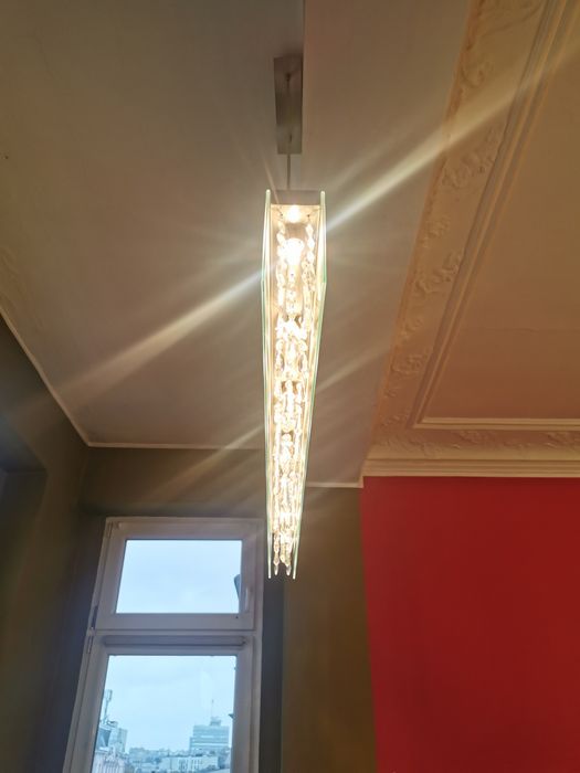 Lampa wisząca z kryształkami