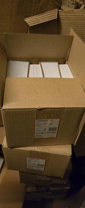 Sprzedam białe koperty biurowe listowne c5 nowe 500szt