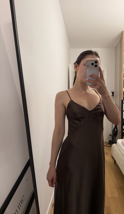 Сатинова сукня Zara
