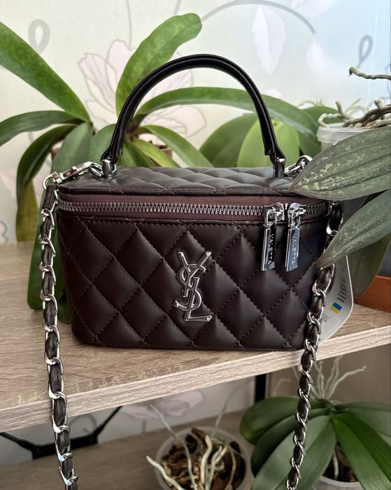 Сумка крос-боді Yves Saint Laurent та Chanel стьобані vanity кейс