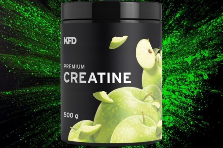 kfd premium creatine 500 g kreatyna monohydrat zielone jabłko