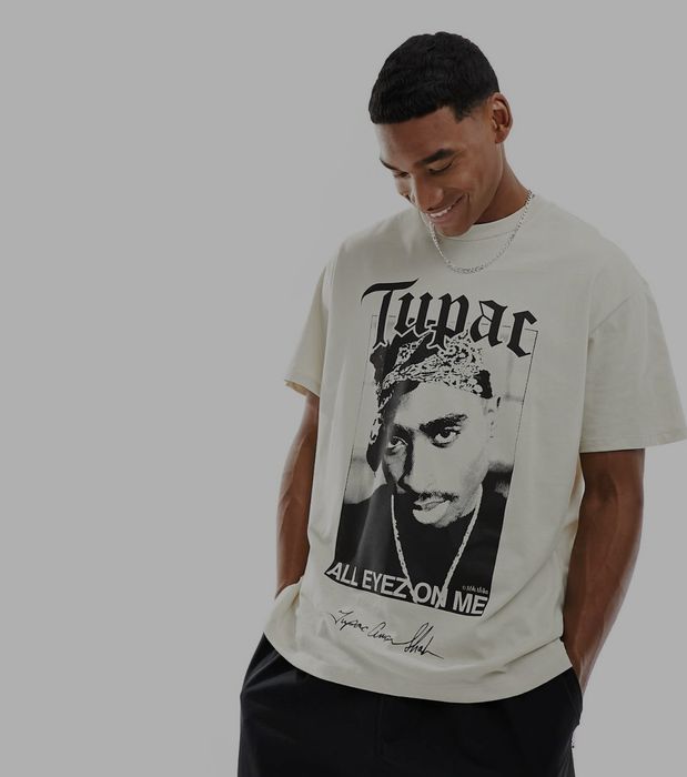 Футболка Tupac bershka all eyes on me