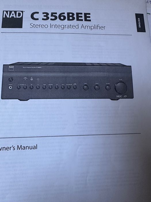 NAD amplituner oraz odtwarzacz CD