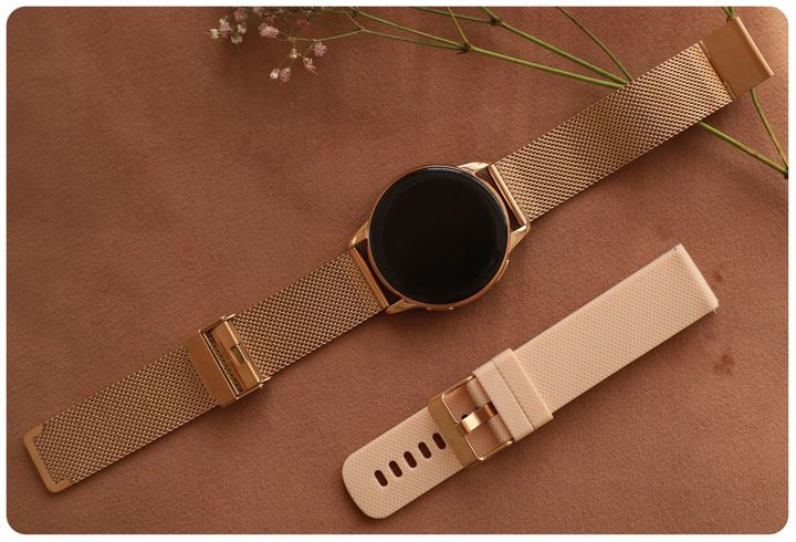 Smartwatch Zegarek Damski Menu Pl 300mah Amoled 2 Paski Bt 5.2 Rozmowy